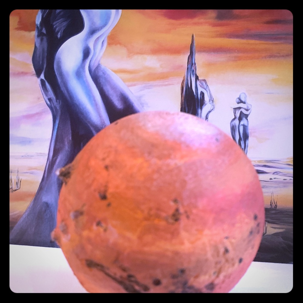 MARS 3D printed, hand painted globe NASA images